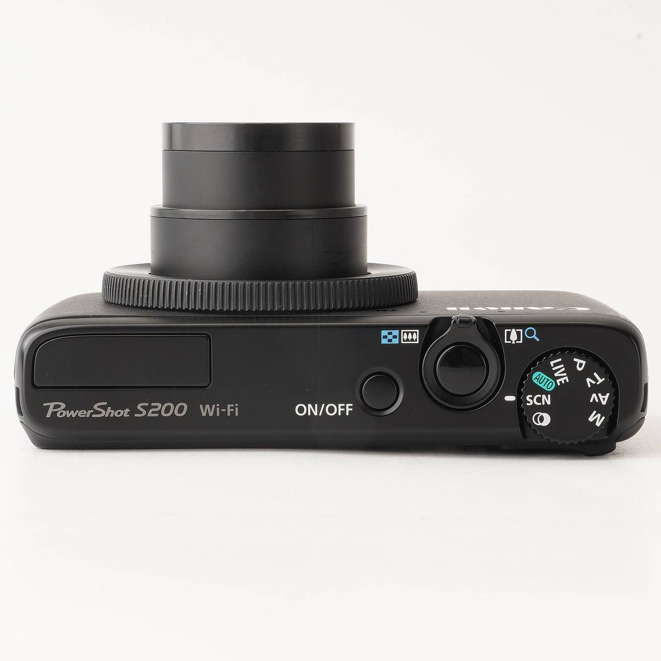 【動作確認済】 Canon PowerShot S200 ブラック デジカメ Canon PowerShot S200 compact digital camera *Black *made in Japan