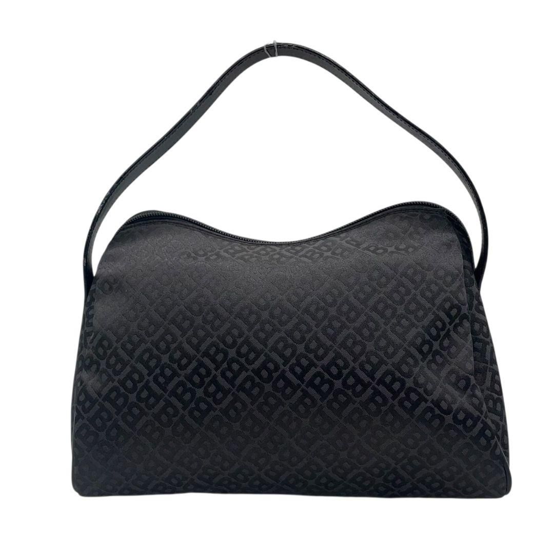 BALLY バリー ハンドバッグ ブラック 黒 総柄 キャンバス レザー 本革