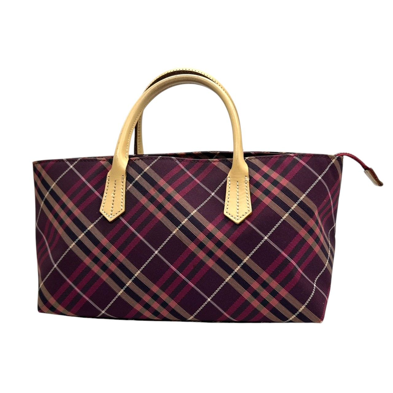 美品】バーバリー ブルーレーベル BURBERRY ハンドバッグ ミニトート 