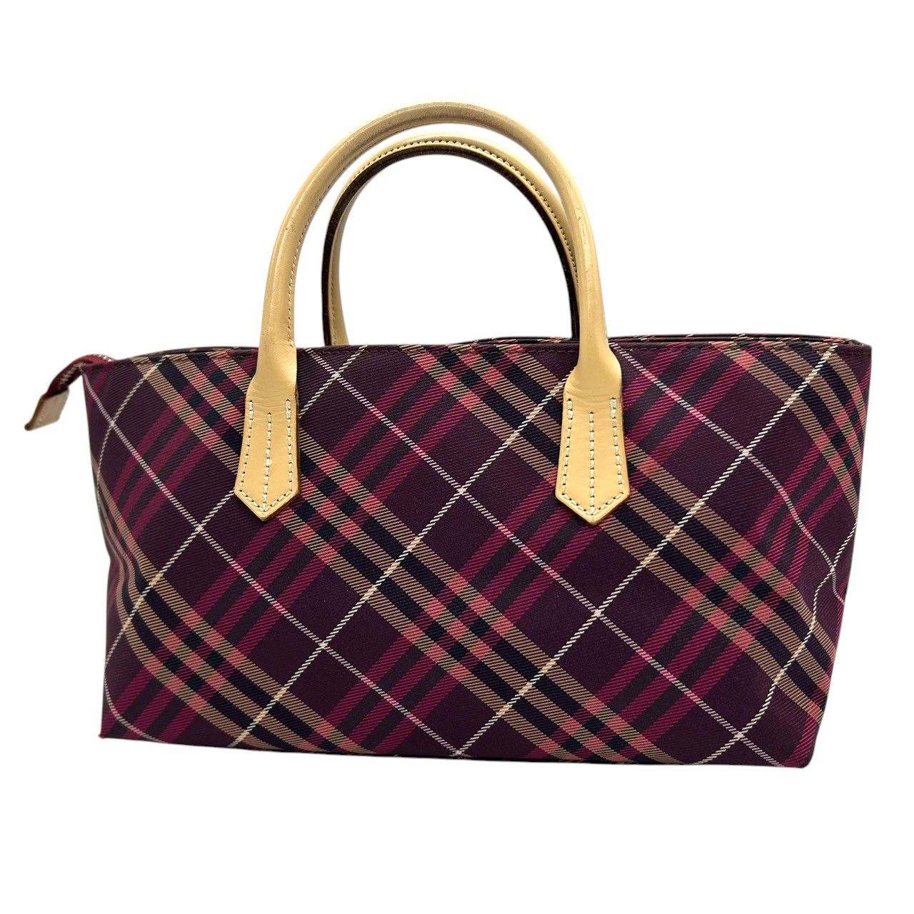 美品】バーバリー ブルーレーベル BURBERRY ハンドバッグ ミニトート 