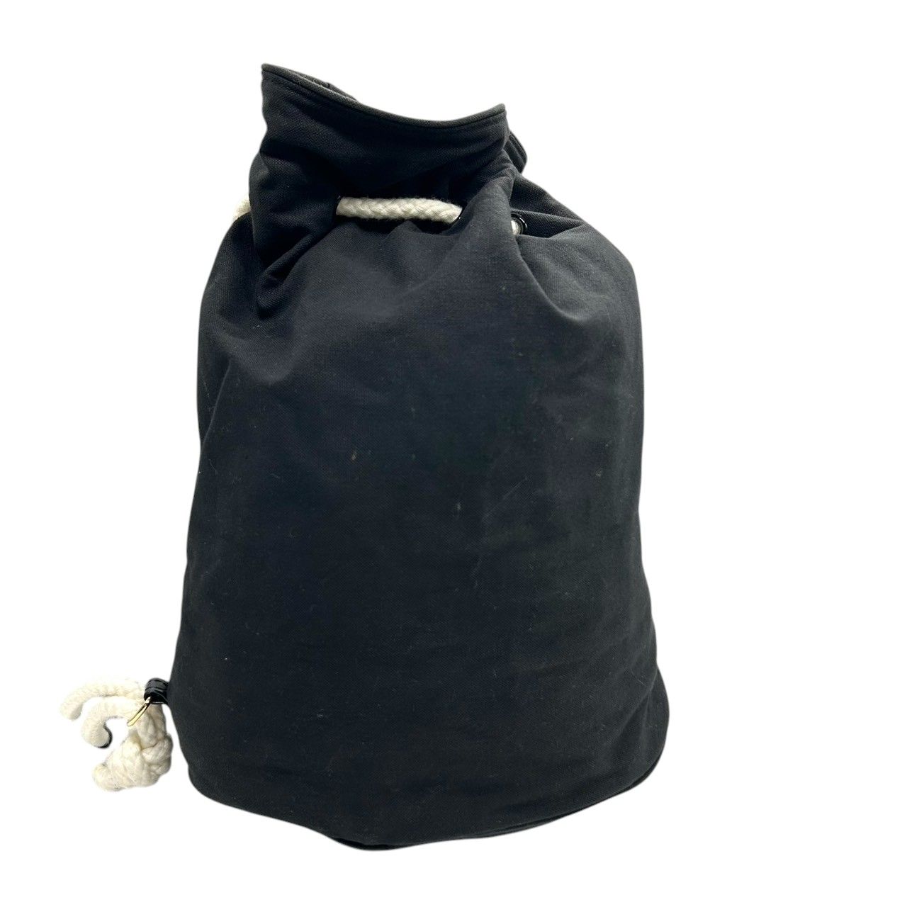 CHANEL ノベルティ キャンバス地 ブラック ショルダーバッグ 巾着