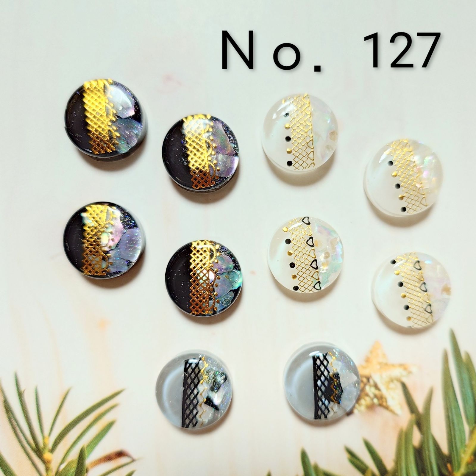 レジン カボション ハンドメイド シエル オリジナルパーツセット No