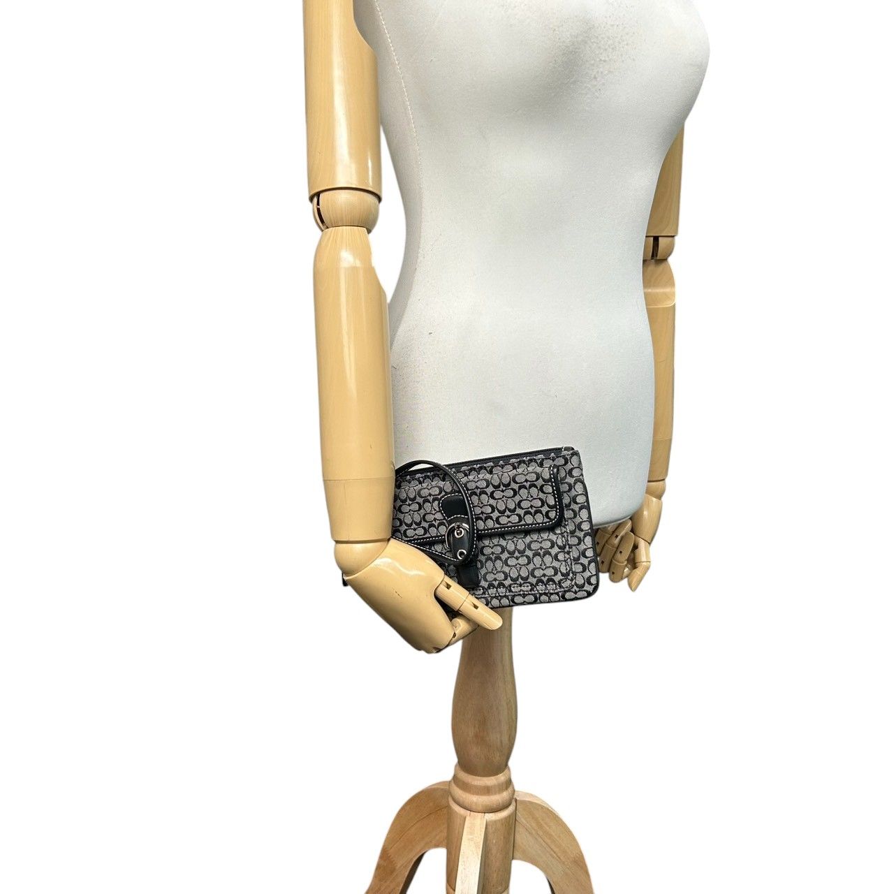 【未使用】COACH ハンドバッグ ポーチ シグネチャー ミニバッグ ポシェット COACH（コーチ） バッグ ☆COACH☆ ハート クロスボディ シグネチャー