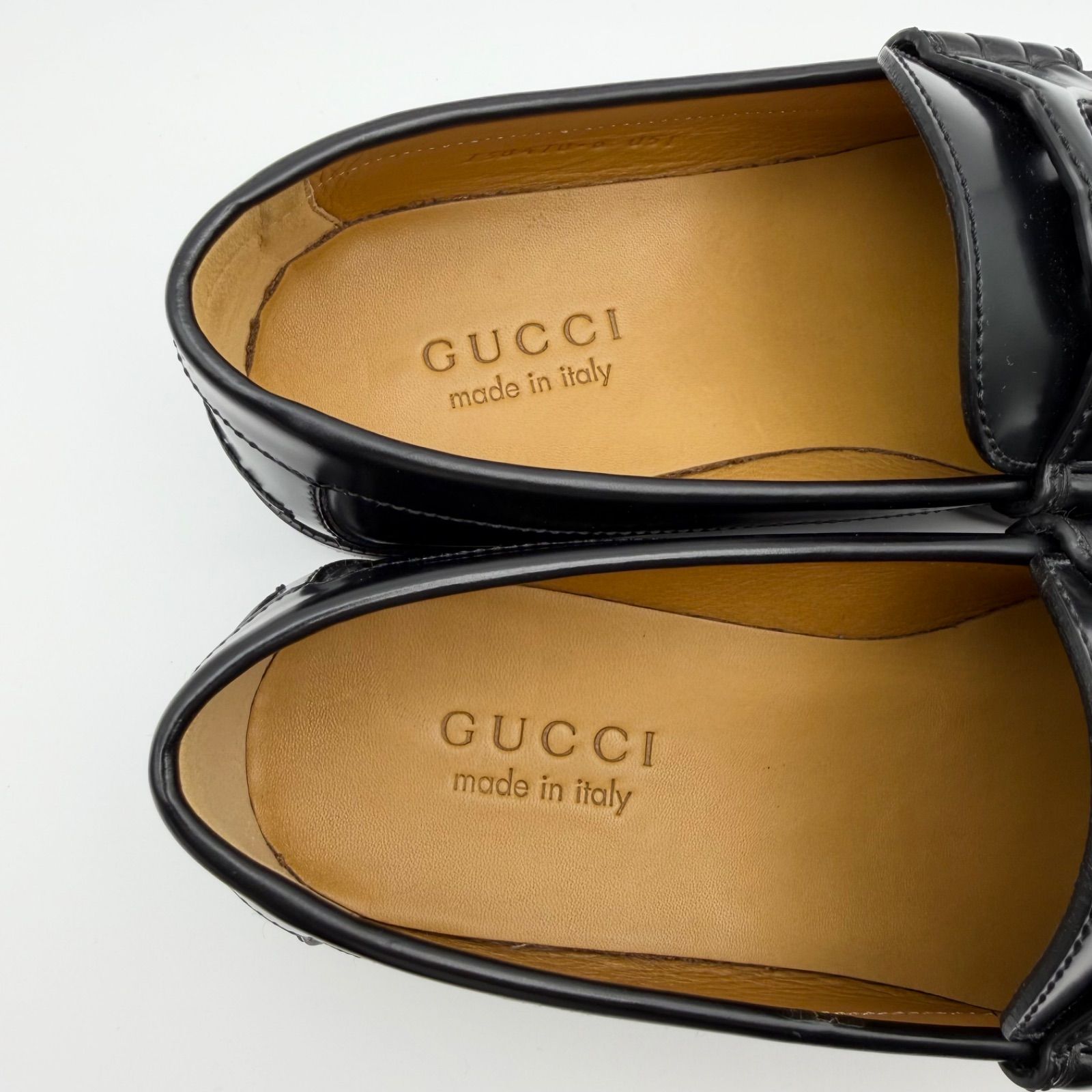 美品　GUCCI　インターロッキングG　ローファー　黒　38 1/2 GUCCI☆インターロッキングG ウィメンズ ローファー☆すぐ届く