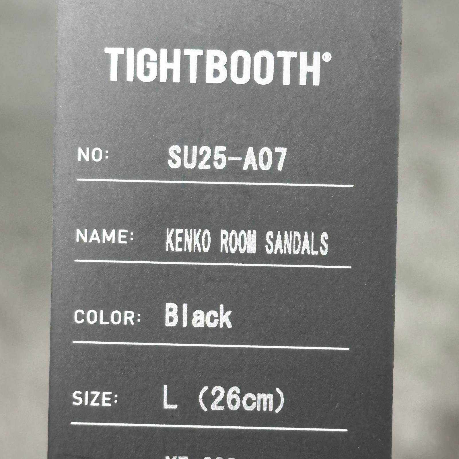 未使用 TIGHTBOOTH KENKO ROOM SANDALS ルームサンダル タイトブース