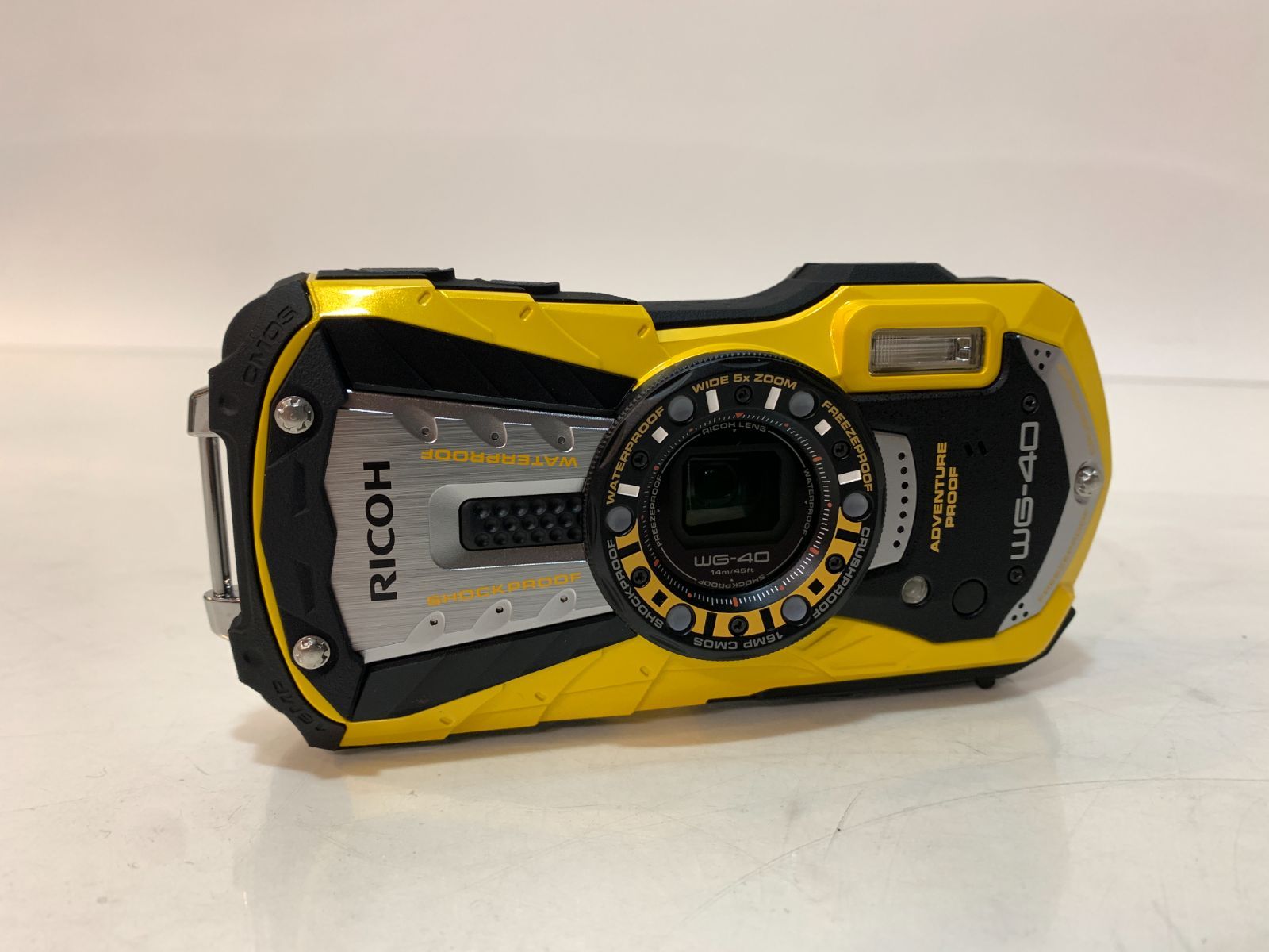 RICOH 防水デジタルカメラ RICOH WG-40 イエロー 防水14m耐ショック1.6