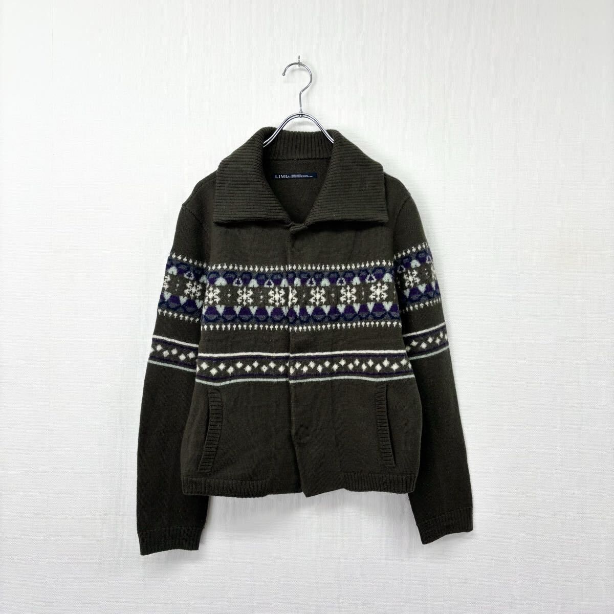 LIMI feu リミフゥ ノルディック カーディガン 羽織 MADE IN JAPAN