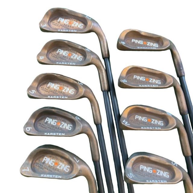 中古】 ピン ZING ベリリウムカッパー 9S アイアンセット IR KARSTEN