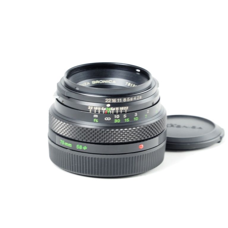 ZENZA BRONICA ゼンザブロニカ ZENZANON MC 75mm F2.8 ETR用 中判