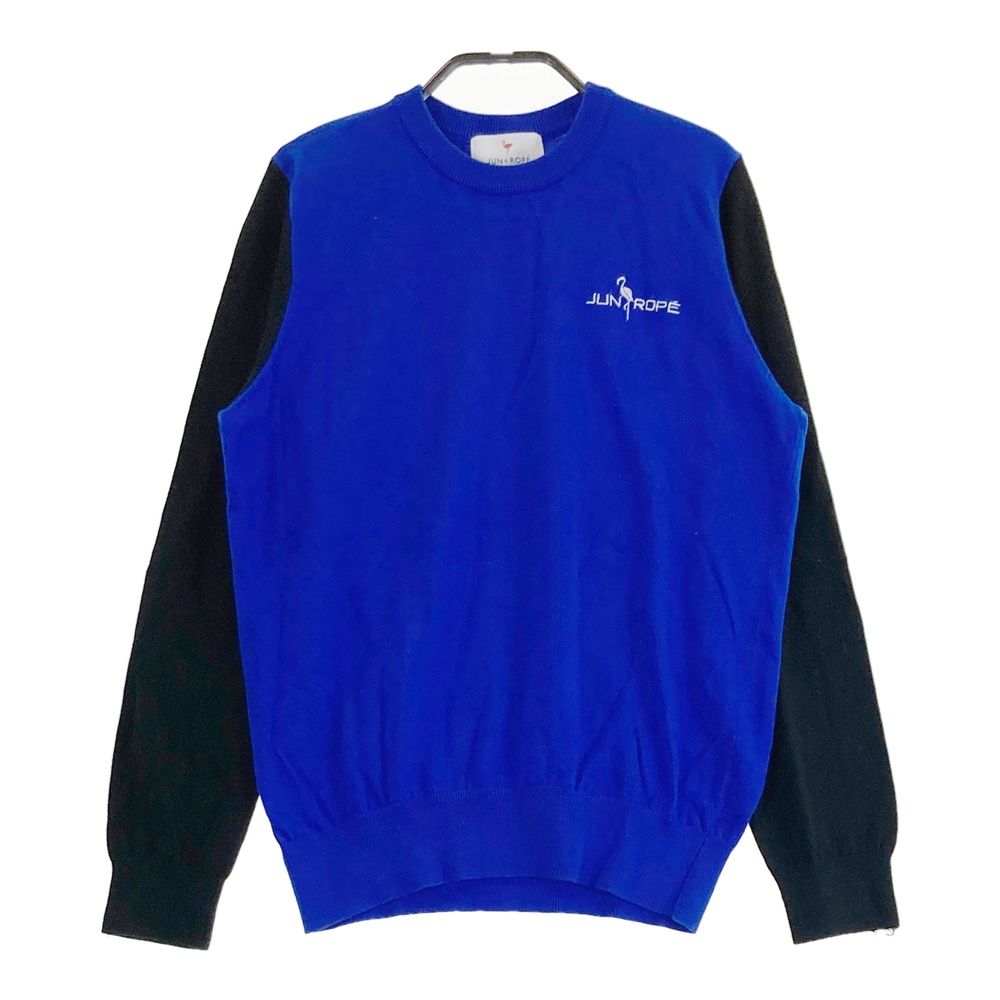 JUN & ROPE セーター 厚手 長袖 ブルー Sサイズ サイズ：M JUN&ROPE ジュン アンド ロペ 長袖 ニットセーター ブルー系