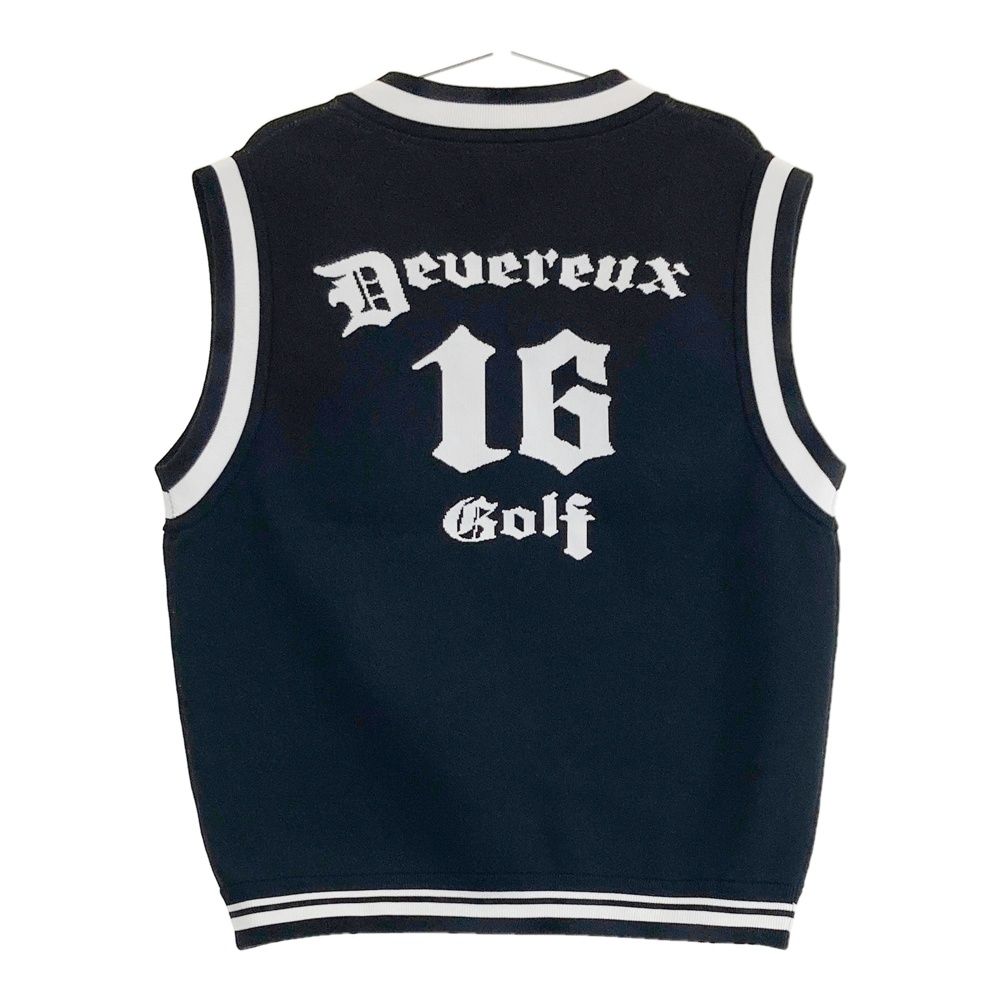 サイズ：S DEVEREUX GOLF デヴァローゴルフ ベスト ブラック系