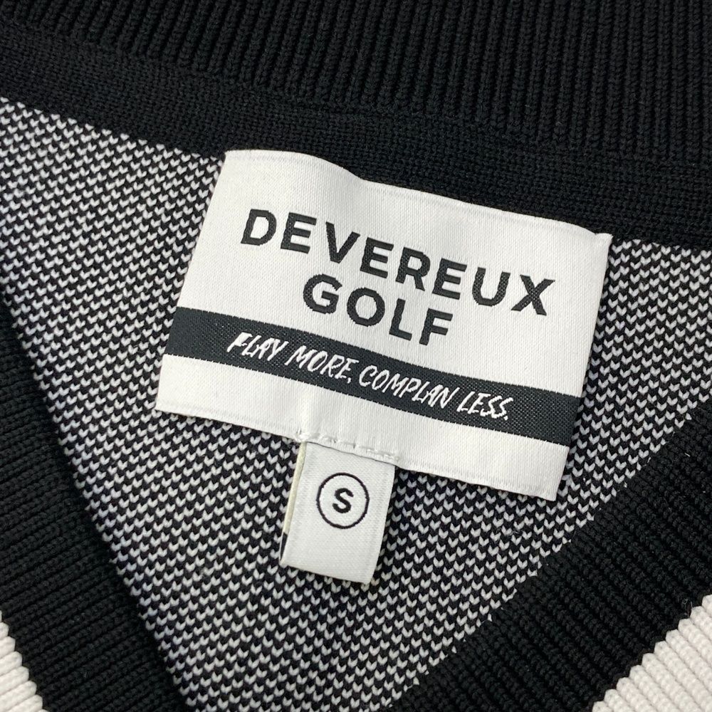 サイズ：S DEVEREUX GOLF デヴァローゴルフ ベスト ブラック系