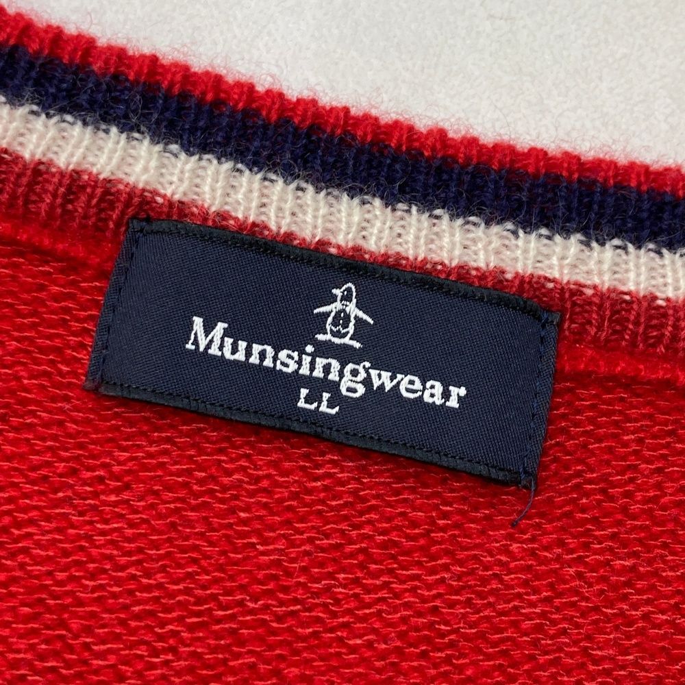 サイズ：LL MUNSING WEAR マンシングウェア SG4320 カシミヤ混 ニット