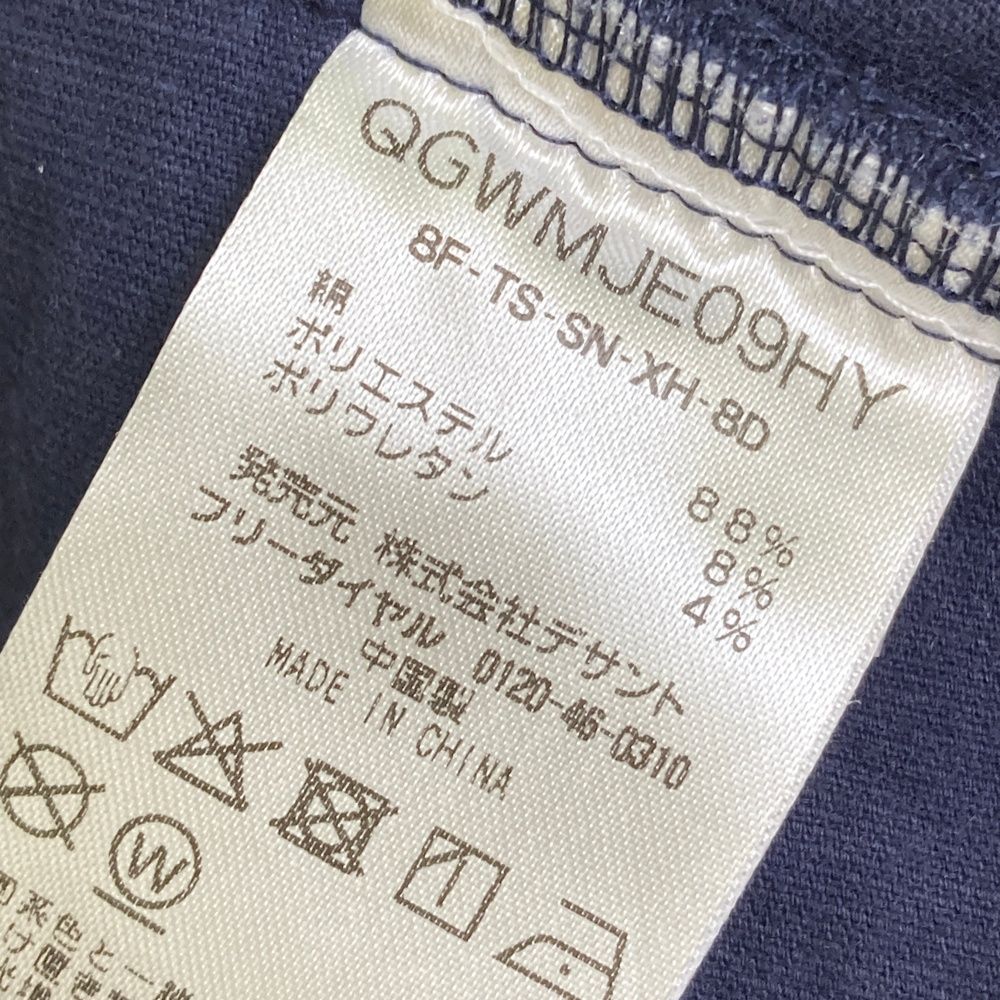 サイズ：9 LE COQ GOLF ルコックゴルフ ベロア スカート ネイビー系