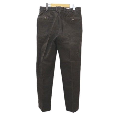 インコテックス INCOTEX テーパードパンツ 48 茶系 ブラウン センター