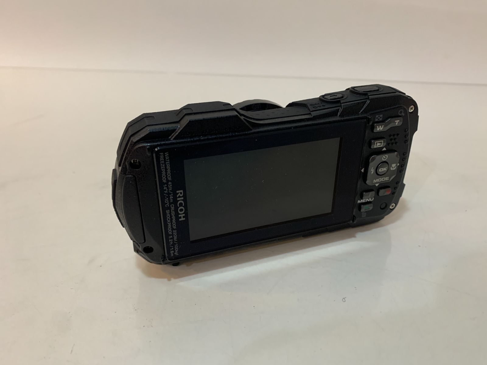 RICOH 防水デジタルカメラ RICOH WG-40 ブラック 防水14m耐ショック1.6