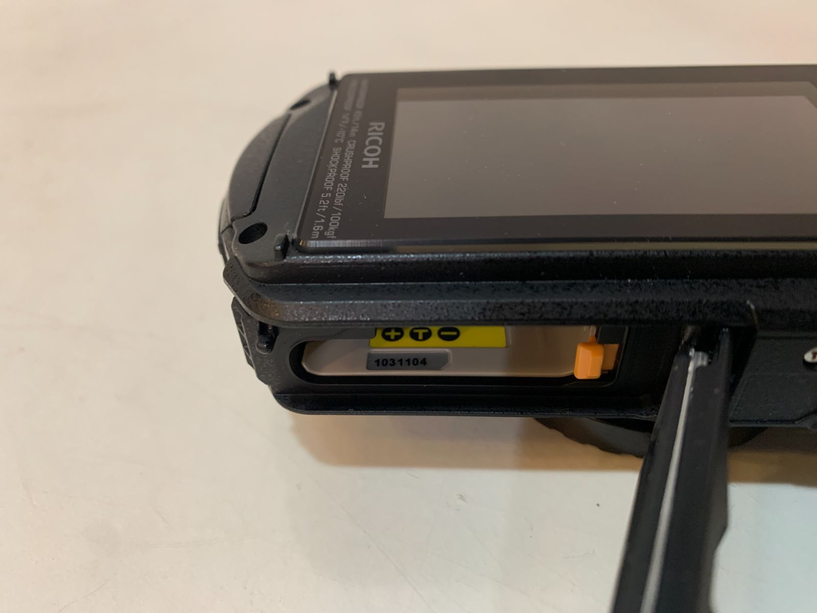 RICOH 防水デジタルカメラ RICOH WG-40 ブラック 防水14m耐ショック1.6