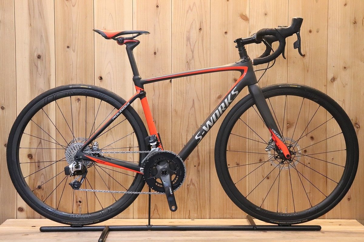 スペシャライズド SPECIALIZED エスワークス ルーベ S-WORKS ROUBAIX DISC 2018年モデル 52サイズ スラム レッド E-TAP HRD 11S カーボン ロードバイク 【芦屋店】