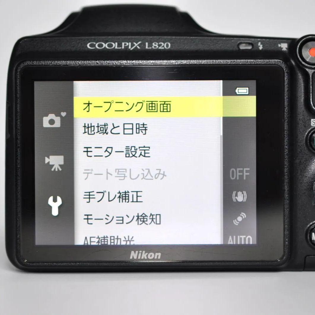Nikon デジタルカメラ COOLPIX L820 光学30倍ズーム 有効画素数1605万