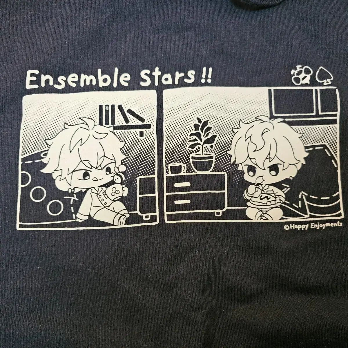 あんスタ ぶくぶ Tシャツ 燐音 一彩 あんさんぶるスターズ！！(あんスタ) フーディー Tシャツ ネイビー