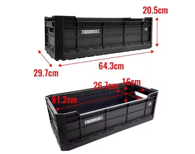 折り畳みコンテナクレートtoughbuiltタフビルト