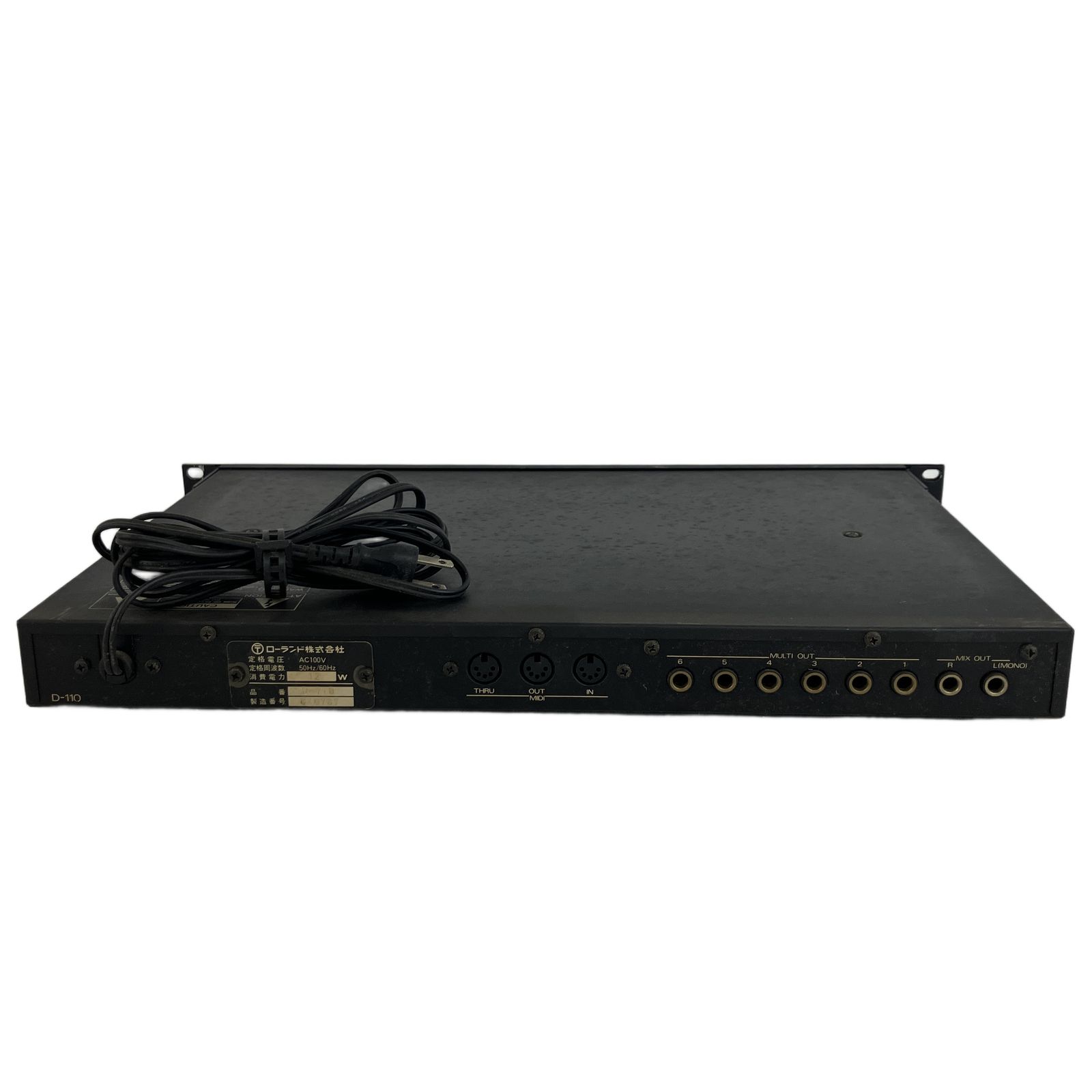 Roland D-110 モジュール音源 Roland D-110 マルチティンバー音源モジュール ローランド 音響機材