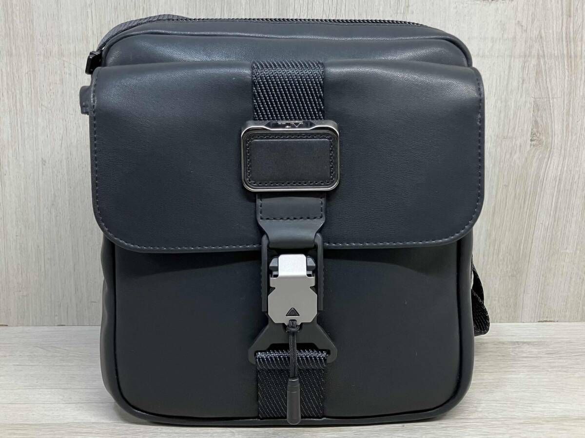 TUMI ALPHA BRAVO ジュニア クロス ボディ 本革 レザー ショルダー