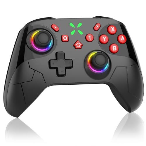 Switch 2 コントローラー 2025夏新 Sungale スイッチ プロコン 背面ボタン付き 自動連射 連射ホールド マクロ機能 4段階HD振動 Bluetooth 5 0接続 6軸ジャイロセンサー RGBライト搭載 20時間連続使用 Switcs