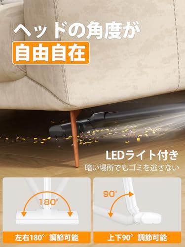  迅速に発送 2026新登場 掃除機 コードレス 25000 pa超強力吸引 ハンディスティックク 超軽量 リーナー vacuum cleaner cordless そうじき 電気掃除機 2 wayタイプ LEDライト付き 自走式 多重濾過 H 35753 d 33 その他 キッチン 食器