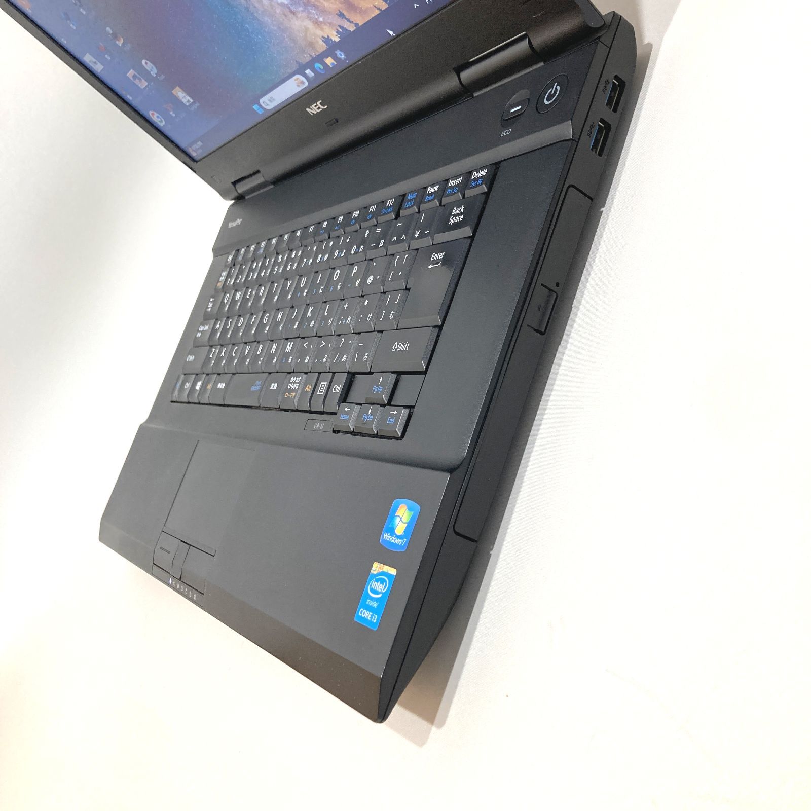 初心者向け✨快適i3・大画面・DVD◇黒◇すぐ使えるノートパソコン