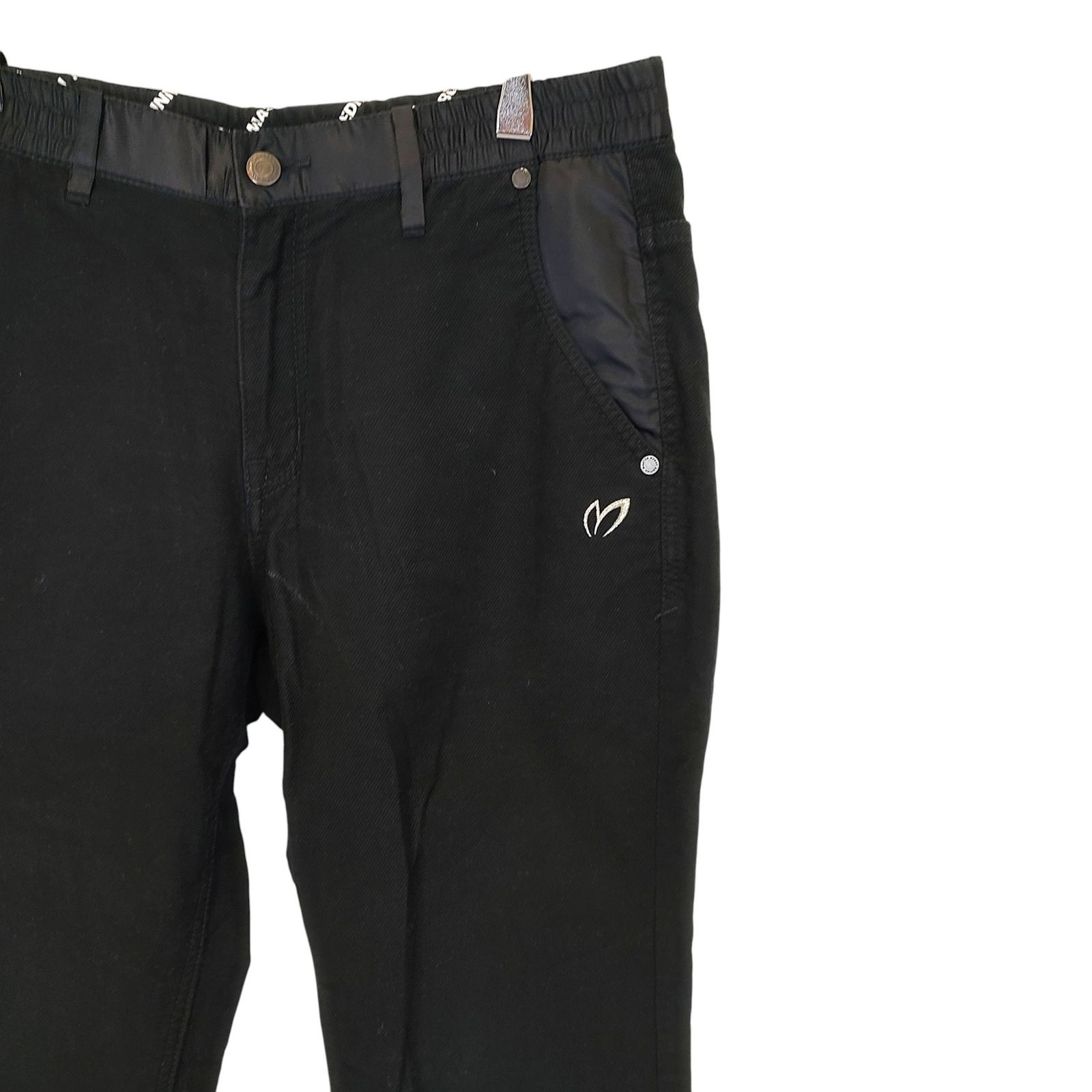 マスターバニー　パンツ　黒　L〜XL相当 ブラック　5 近年モデル　コットン素材 MASTER BUNNY EDITION マスターバニーエディション ゴルフ 21AW