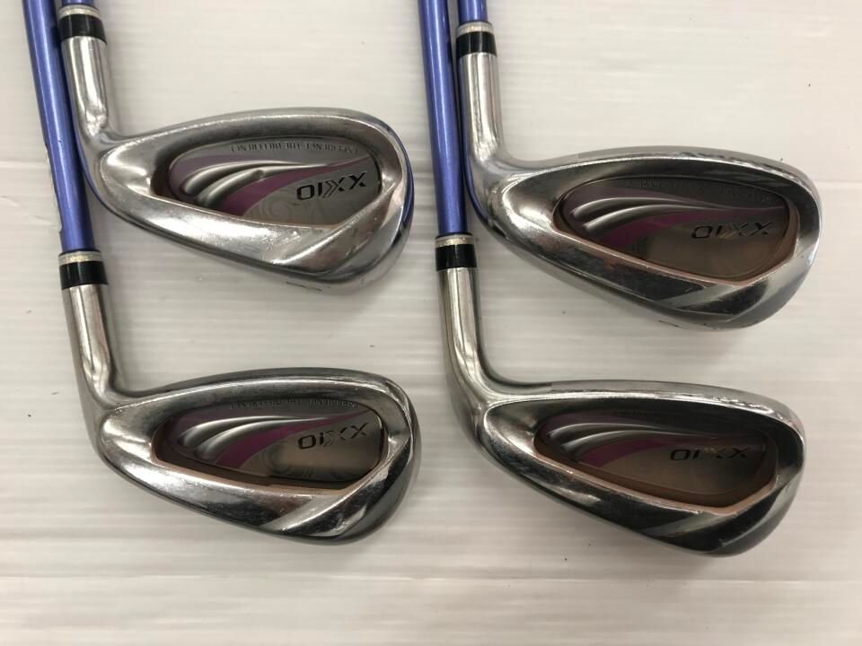 ダンロップ XXIO LADIES ブルー MP1100L ブルー Lフレックス アイアン