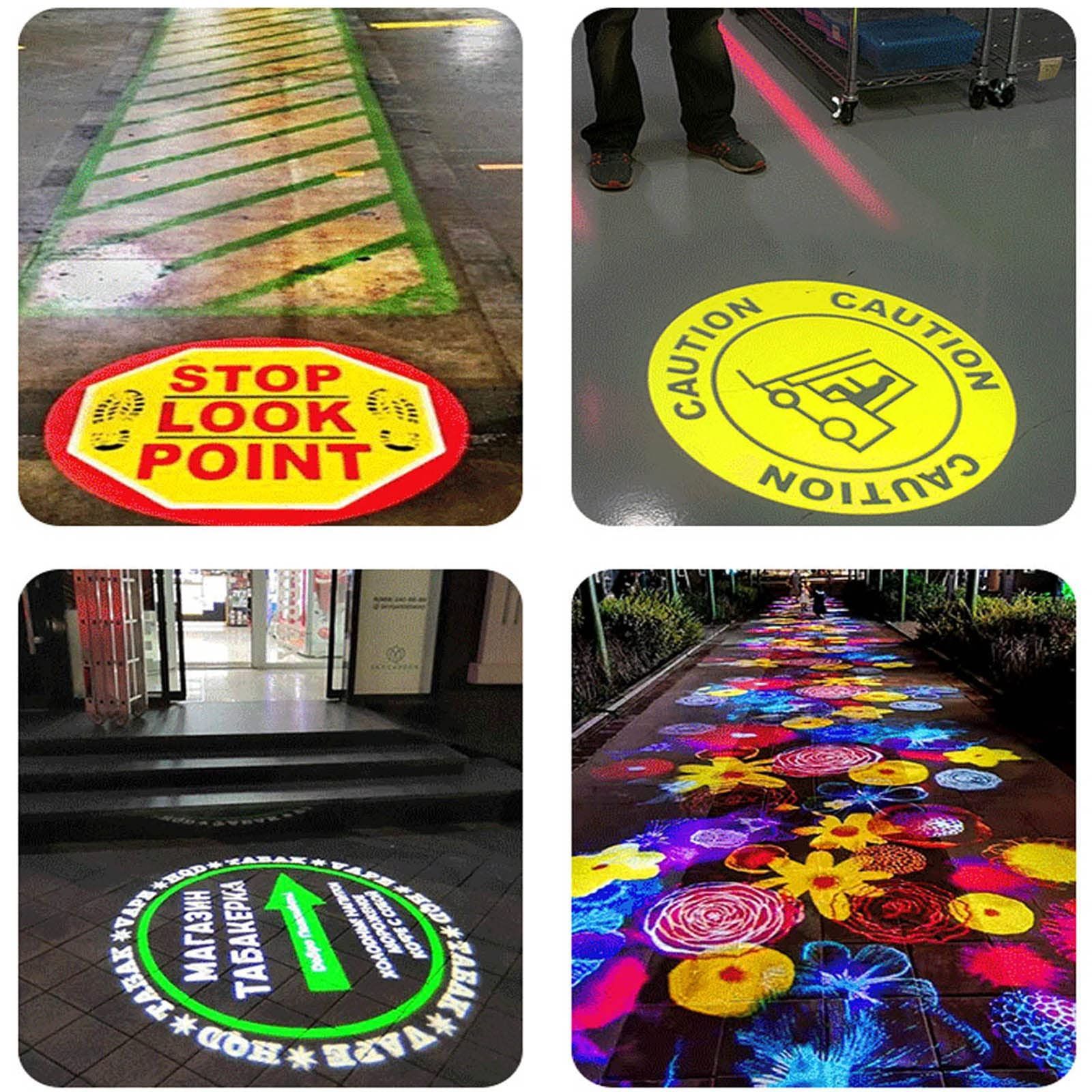  ロゴ LED プロジェクター 100 W屋外の防雨型 広告ロゴ パターン 建設現場の警告スローガン 大規模な屋外商業街頭活動の宣伝看板用のカスタム W 懐中電灯 ハンディライト ライト ランタン