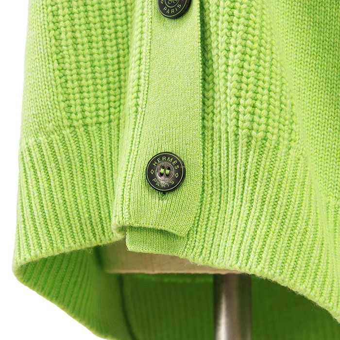 極美品】HERMES エルメス ニットカーディガン 2023SS セリエボタン