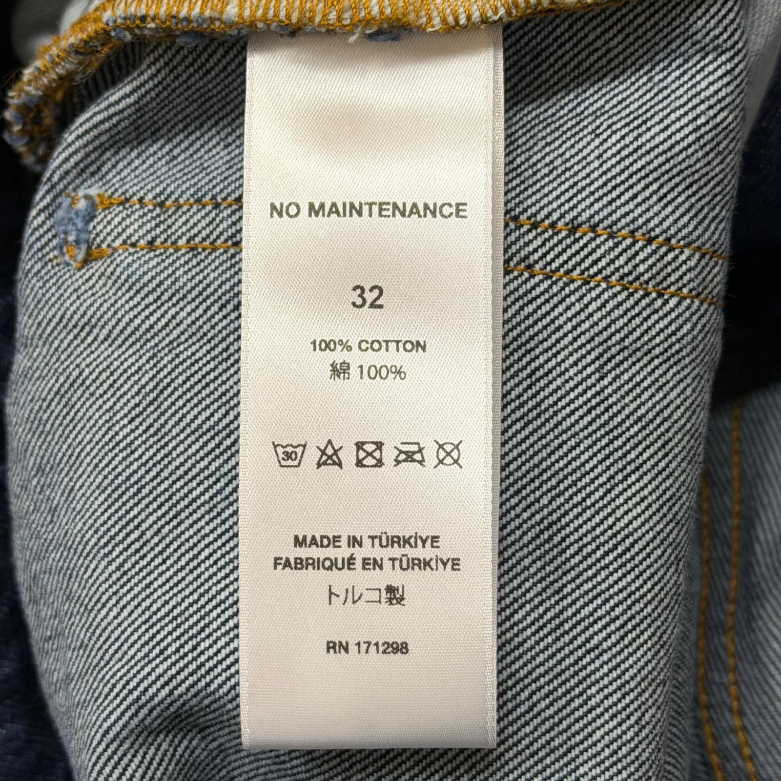参考上代45100円 未使用 NO MAINTENANCE DRIFTER DENIM ドリフター 