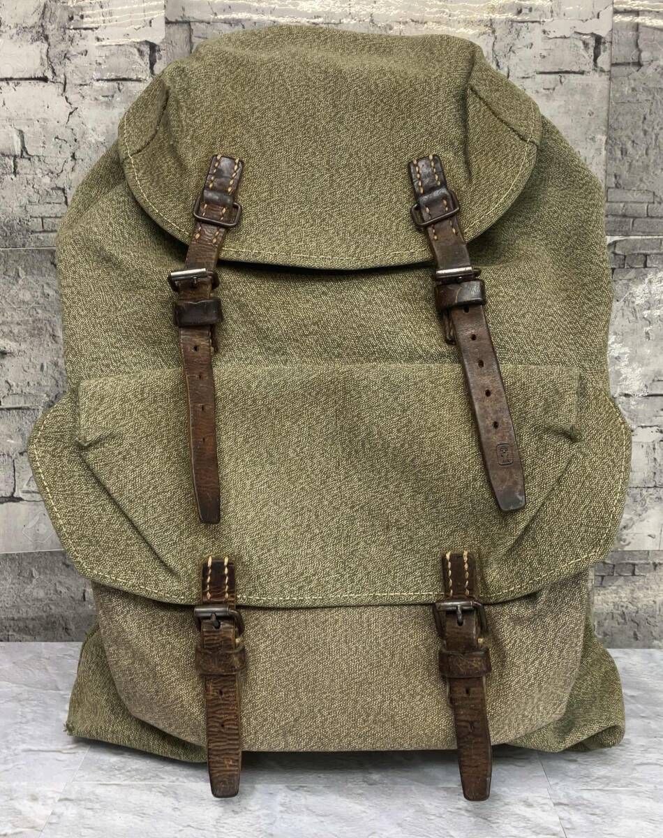 Swiss Army スイス軍 50s 60s マウンテンリュックサック ごま塩