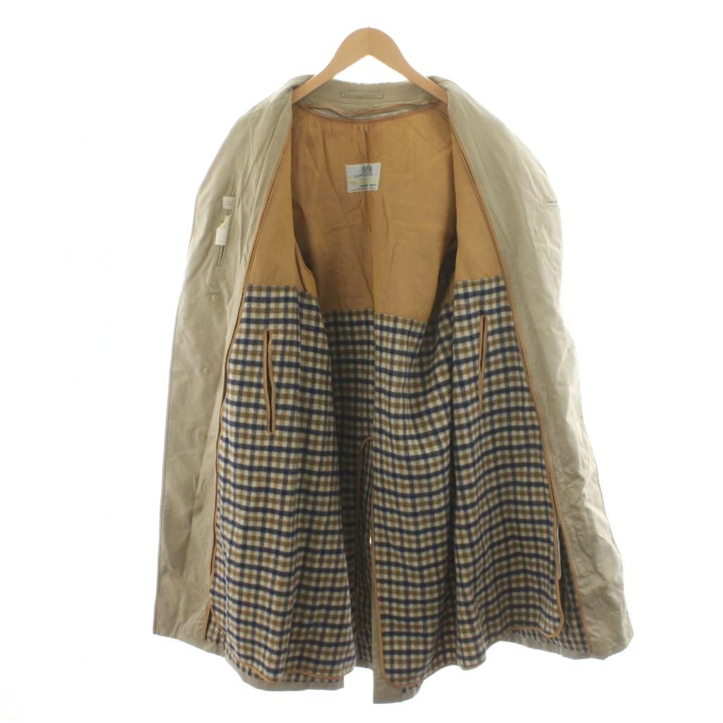 アクアスキュータム AQUASCUTUM ステンカラーコート ロング丈 ライナー