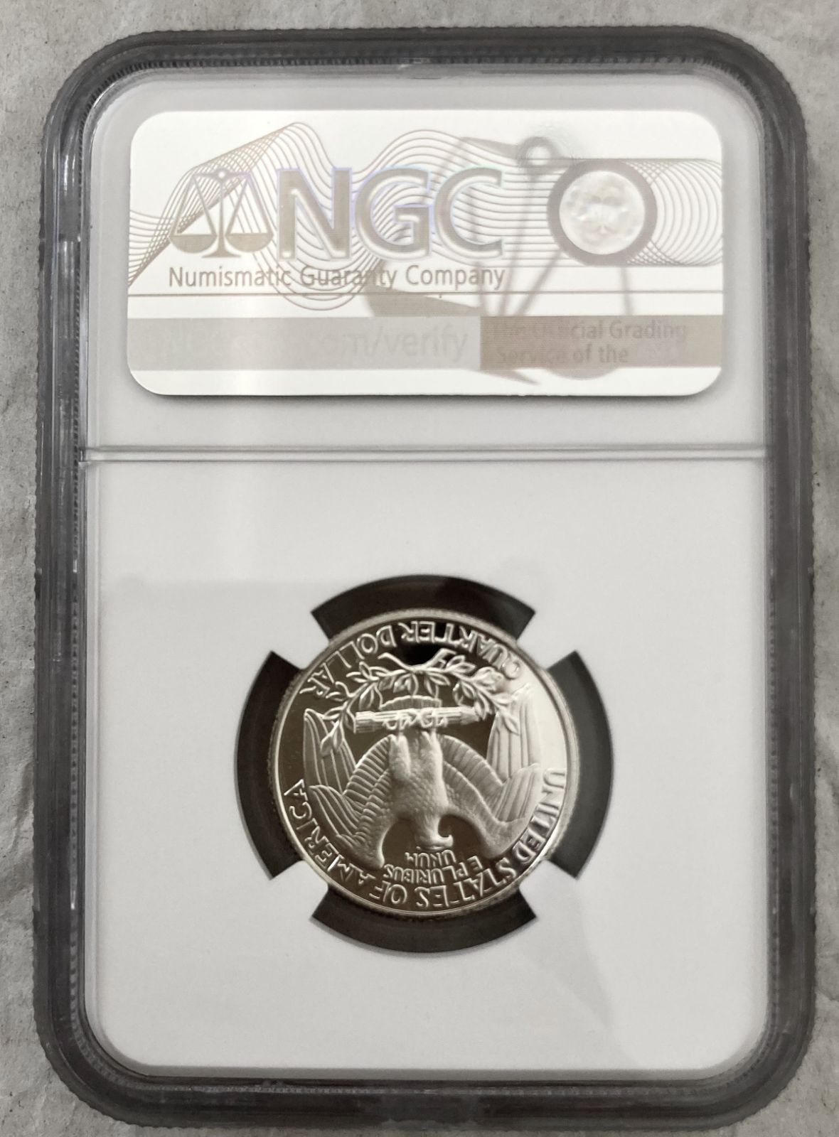 NGC準最高鑑定☆1993年ワシントン大統領25セント銀貨☆PF69UC - メルカリ