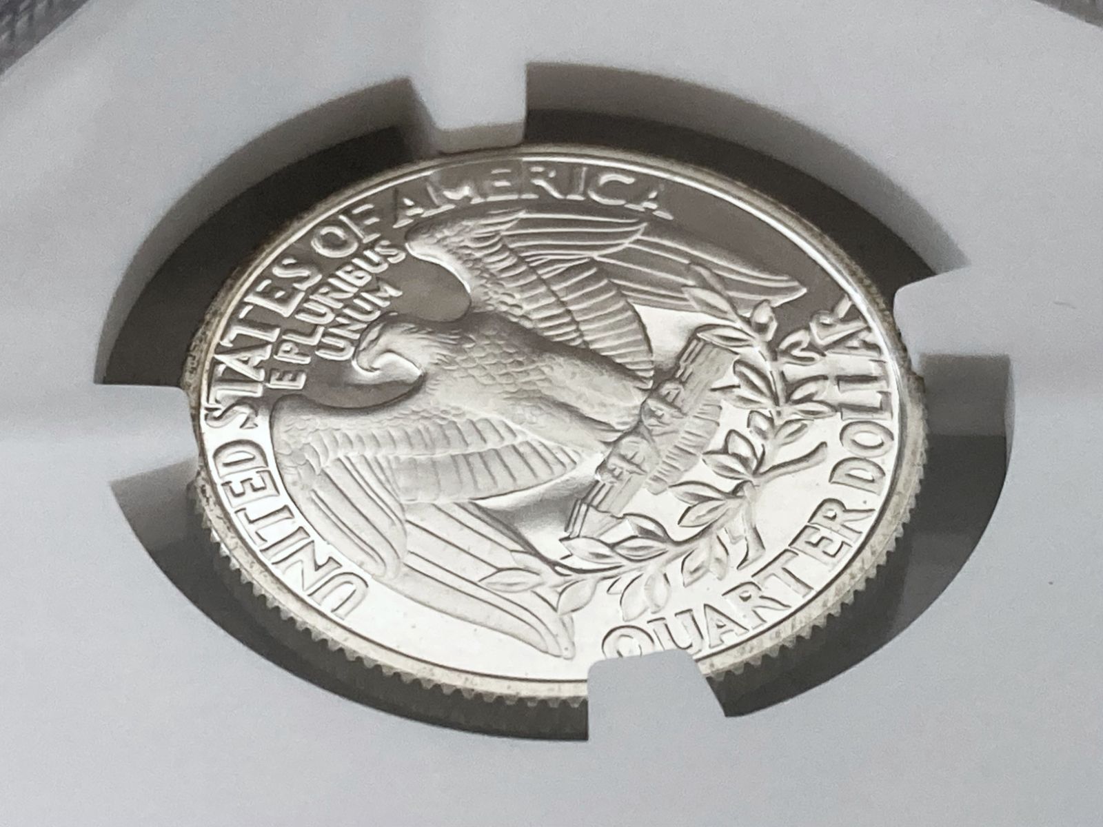 NGC準最高鑑定☆1993年ワシントン大統領25セント銀貨☆PF69UC - メルカリ