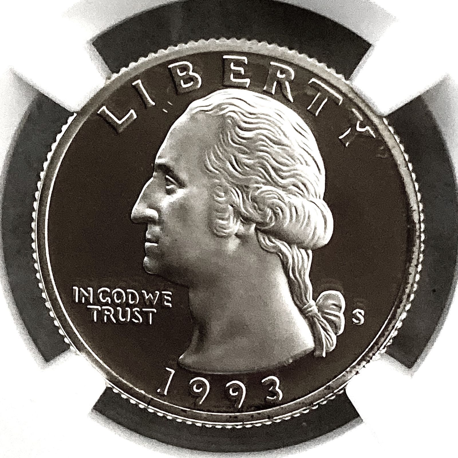 NGC準最高鑑定☆1993年ワシントン大統領25セント銀貨☆PF69UC - メルカリ