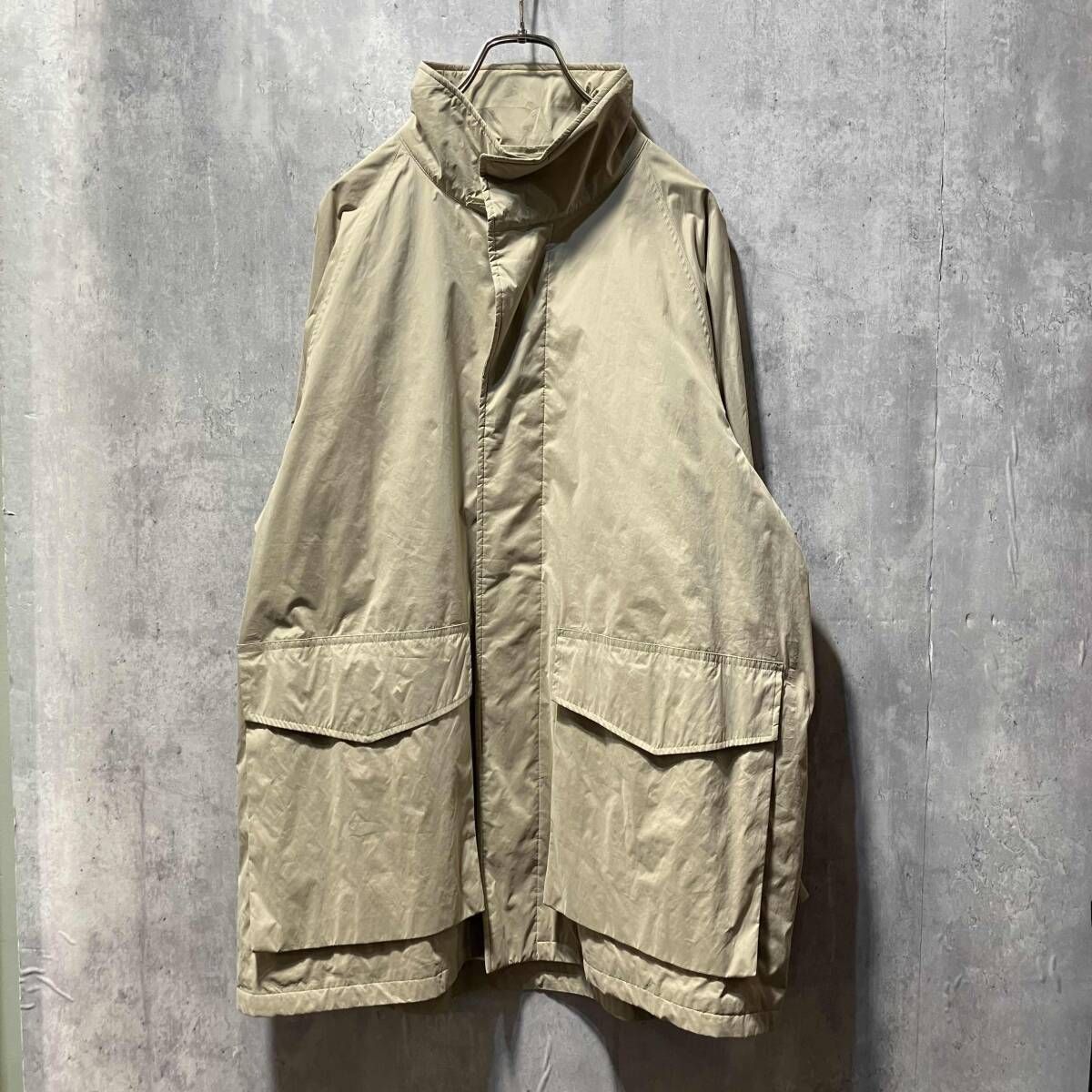 23SS ATON コート VENTILE SUEDE STAND FIELD COAT ベンタイルスエード