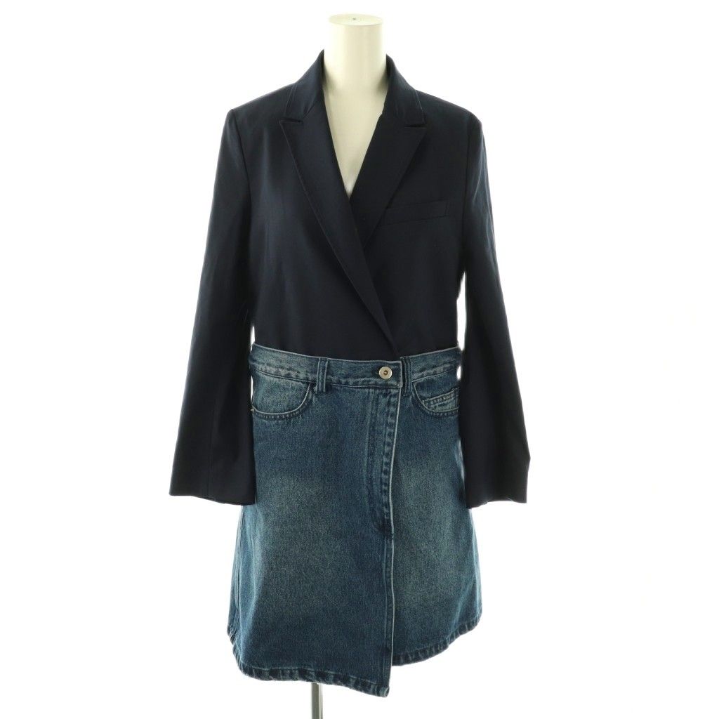 アメリ AMERI DENIM DOCKING JACKET ジャケット テーラード S 紺