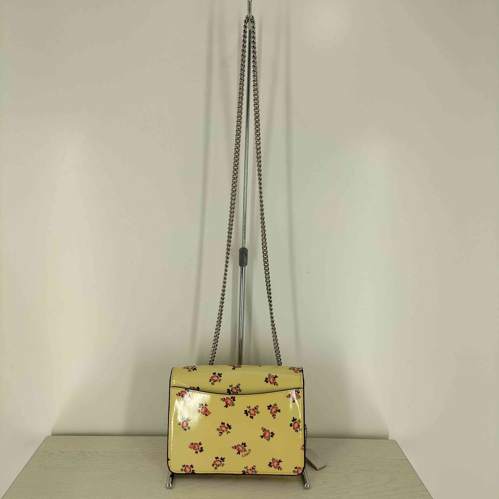 コーチ COACH フラワーモチーフ チェーンショルダーバッグ レディース 