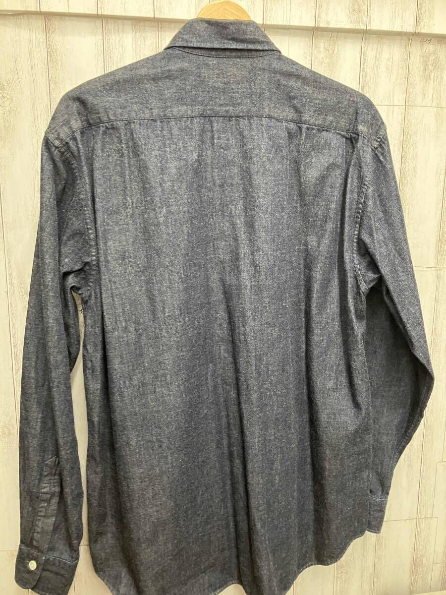 District UNITED ARROWS 長袖シャツ 1111-199-3929 デニムカラーネイビー