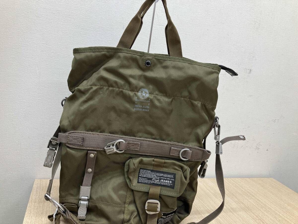 TOUGH Jeansmith カーキ カーキ 2way ミリタリー TOUGH JEANSMITH 