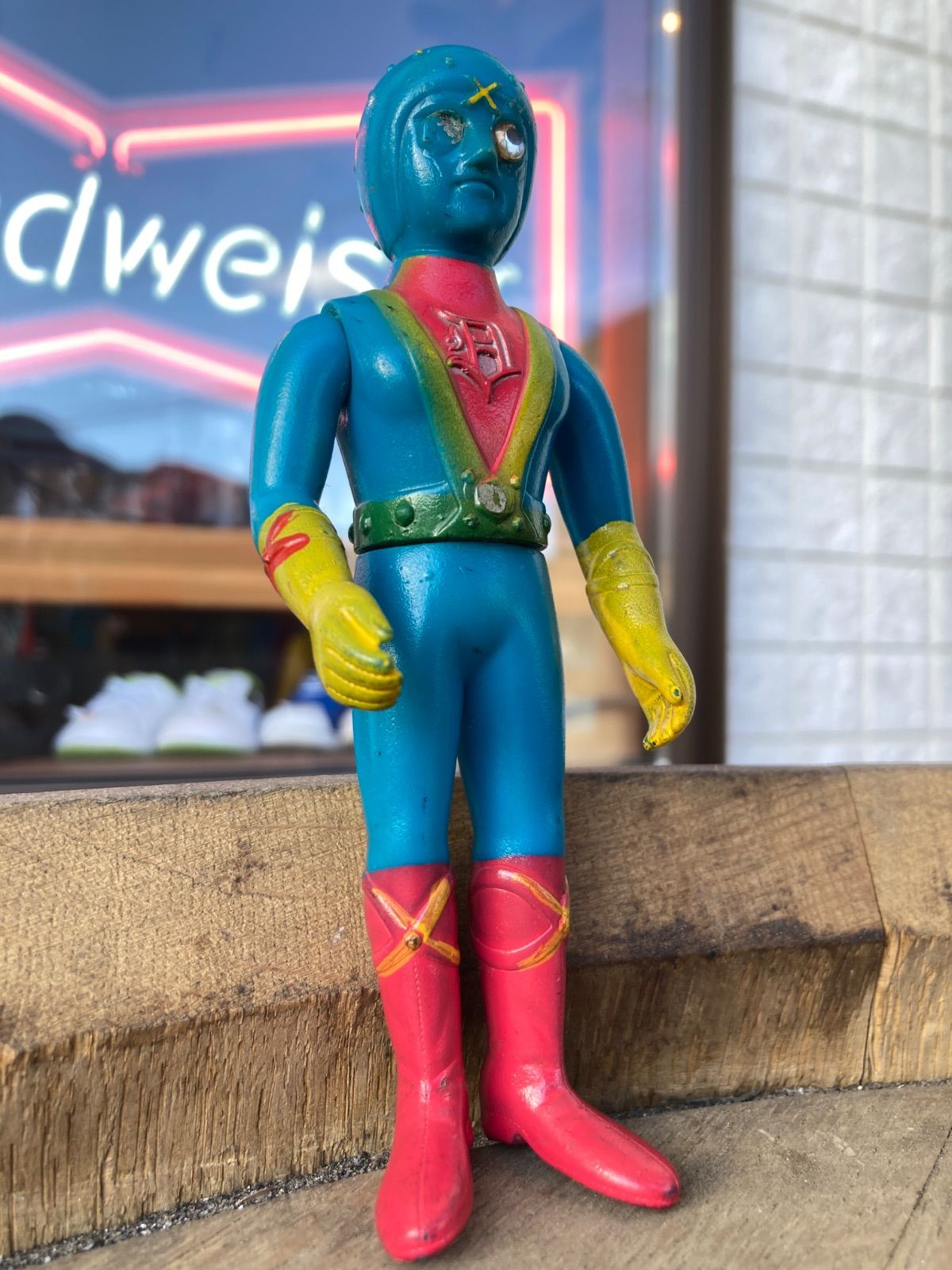 MP063) ポピー ダイヤモンドアイ 石取れ 記名有り 昭和レトロ 当時物