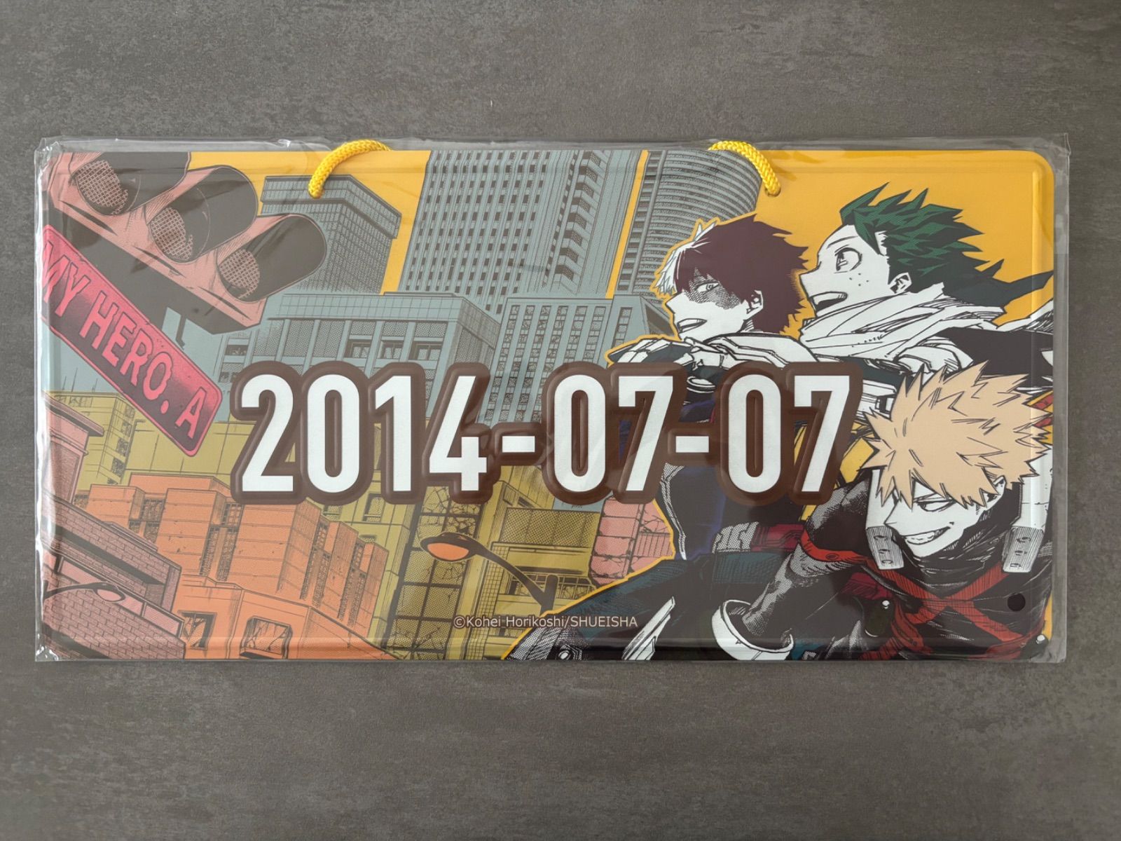 僕のヒーローアカデミア アニバーサリーメタルプレート ヒロアカフェア