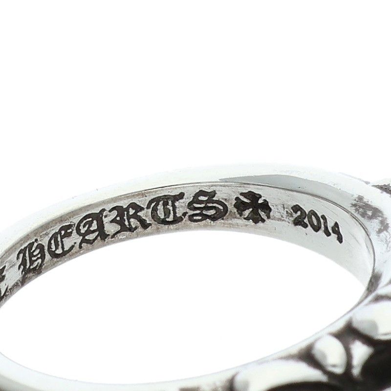 確実正規品　クロムハーツ　ベビークラシック　フローラルクロス　リング　US3号 クロムハーツベビークラシックフローラルクロスリング