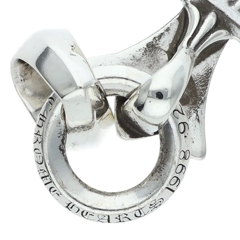 クロムハーツ CH CRS SML W/BALE/スモールCHクロスベイル シルバー