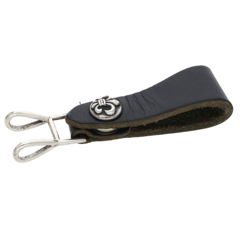 クロムハーツ BELT LOOP BSフレアボタンレザーベルトループ メンズ